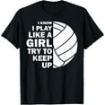 thumbnail image 1 of Cool Volleyball For Women Girls Youth Volleyball Team Sports T-Shirt, 1 of 4