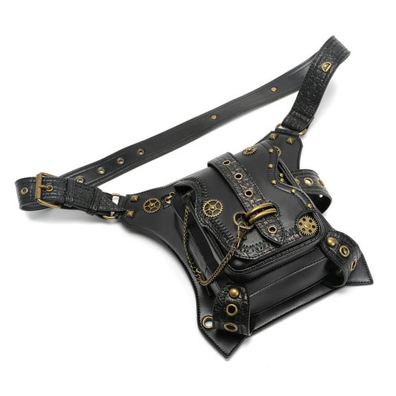 Cool Waist Pack Fashion PU Fanny Pack Chain Shoulder Crossbody Bags