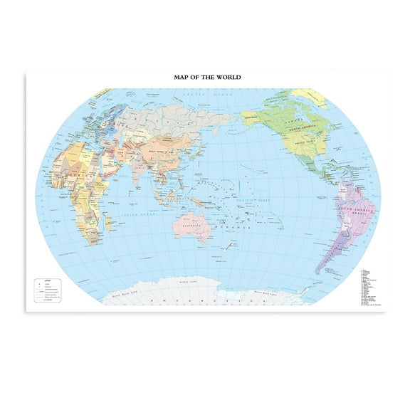 Cool Wall Art 2025 Color Map of World Map Cool Wall Art Print Poster Bedroom Decoration Landscape Office Valentine's Birthday Gift For schools, gifts