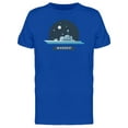 thumbnail image 1 of Cool Warship Doodle T-Shirt Men -Image by Shutterstock, Male 3X-Large, 1 of 2