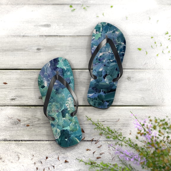Cool Water Flip Flops