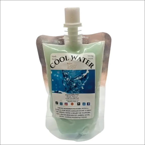 Cool Water Squeezable Wax Melt (4Ounces)