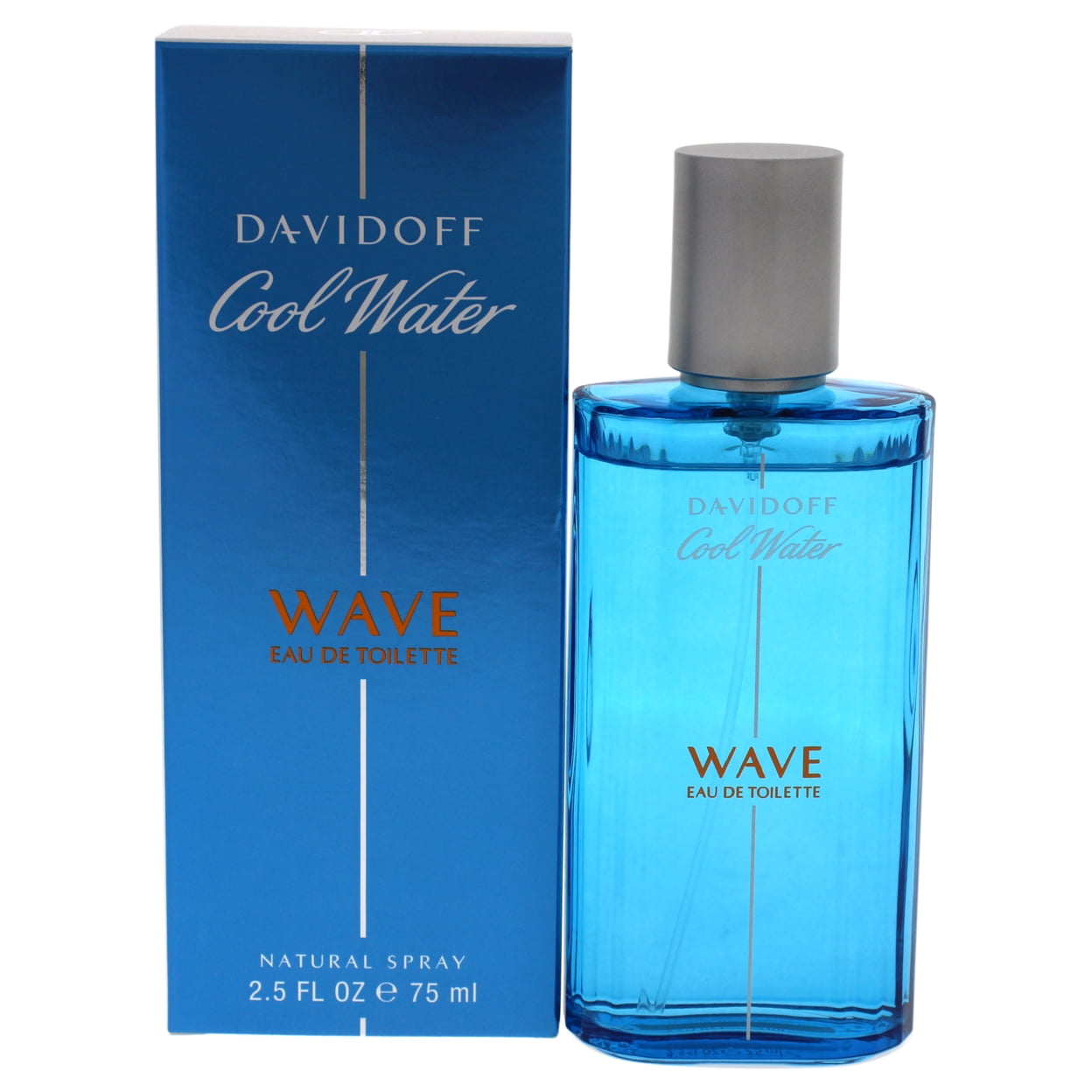 Davidoff 2.5 Cool Wave Men for Eau Water Spray oz De by Toilette