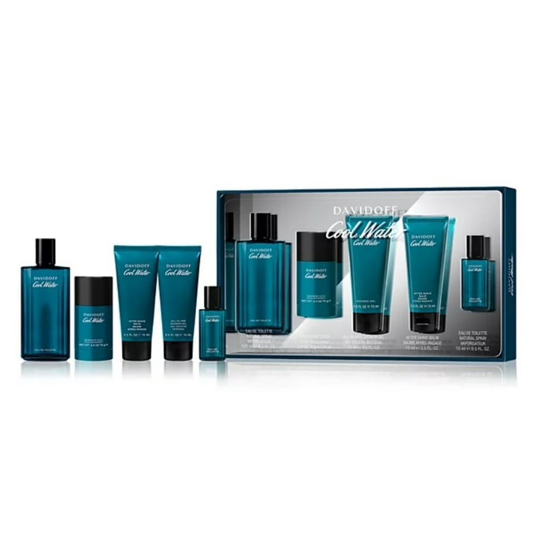 Davidoff DAVID99260129778 Cool Water Set for Men - 5 Piece