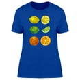 thumbnail image 1 of Cool Watercolor Citric Fruits T-Shirt Women -Image by Shutterstock, Female Medium, 1 of 2