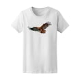 thumbnail image 1 of Cool Watercolor Flying Eagle T-Shirt Women -Image by Shutterstock, Female x-Large, 1 of 2