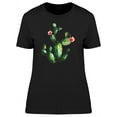 thumbnail image 1 of Cool Watercolor Mexican Cactus T-Shirt Women -Image by Shutterstock, Female Medium, 1 of 2