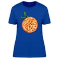 thumbnail image 1 of Cool Watercolor Orange Doodle T-Shirt Women -Image by Shutterstock, Female XX-Large, 1 of 2