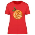 thumbnail image 1 of Cool Watercolor Orange Doodle T-Shirt Women -Image by Shutterstock, Female XX-Large, 1 of 2