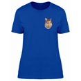 thumbnail image 1 of Cool Watercolor Pocket Kitten Tee Women's -Image by Shutterstock, 1 of 1