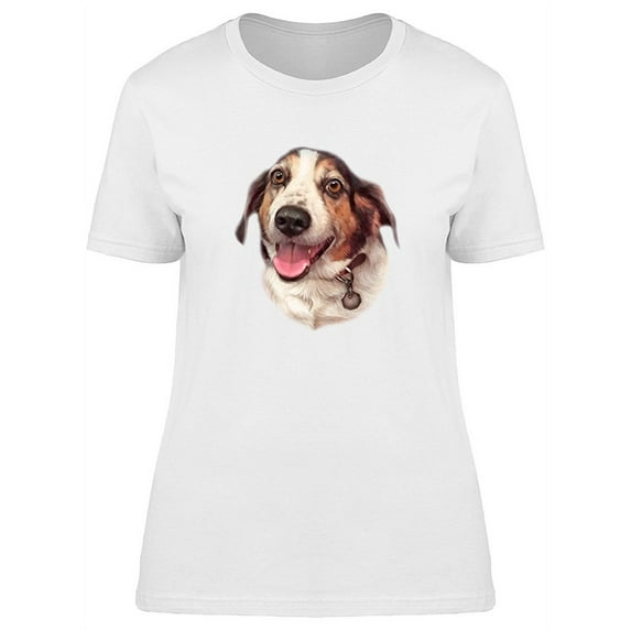 Cool Watercolor Terrier Dog T-Shirt Women -Image by Shutterstock, Female Small