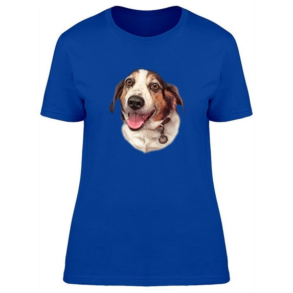 Cool Watercolor Terrier Dog T-Shirt Women -Image by Shutterstock, Female Small