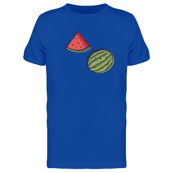 Cool Watermelon Doodles T-Shirt Men -Image by Shutterstock, Male x-Large