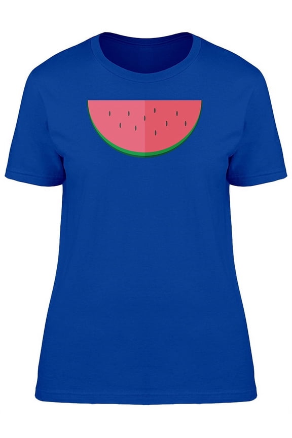 Cool Watermelon Slice Doodle T-Shirt Women -Image by Shutterstock, Female Small