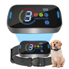 Bark Collar for Dogs,3 Modes Beep Vibration Shock, Dog Bark Collar for Small Medium Large Dogs in Humane Effective Methods(Black)