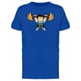 thumbnail image 1 of Cool Weightlifter Man Cartoon Tee Men's -Image by Shutterstock, 1 of 2