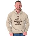 thumbnail image 1 of Fathers Day Looks Like Awesome Dad Hoodie Hooded Sweatshirt Men Brisco Brands 3X, 1 of 6
