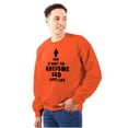 thumbnail image 1 of Cool What an Awesome Dad Looks Like Men's Crewneck Sweatshirt Brisco Brands L, 1 of 6