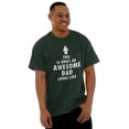 thumbnail image 1 of Fathers Day Looks Like Awesome Dad Men's Graphic T Shirt Tees Brisco Brands S, 1 of 6
