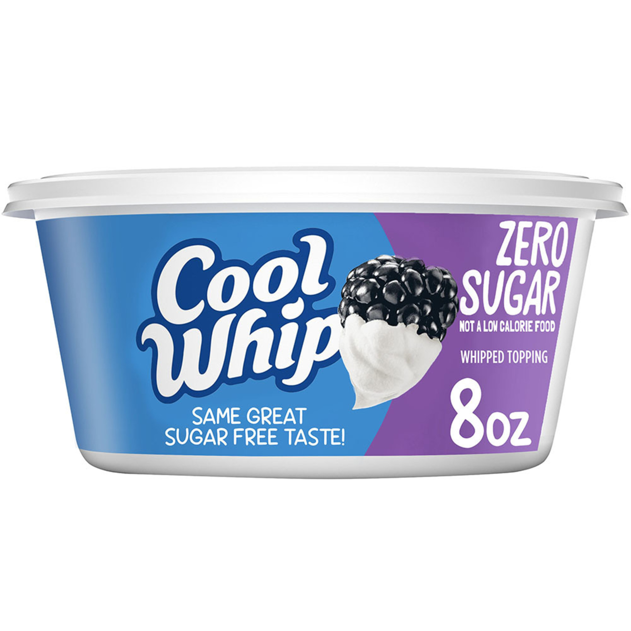 Cool Whip Zero Sugar Whipped Cream Topping, 8 oz Tub - image 1 of 11