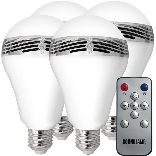 SoundLamp Dimmable LED Light Bulb with Bluetooth Speaker