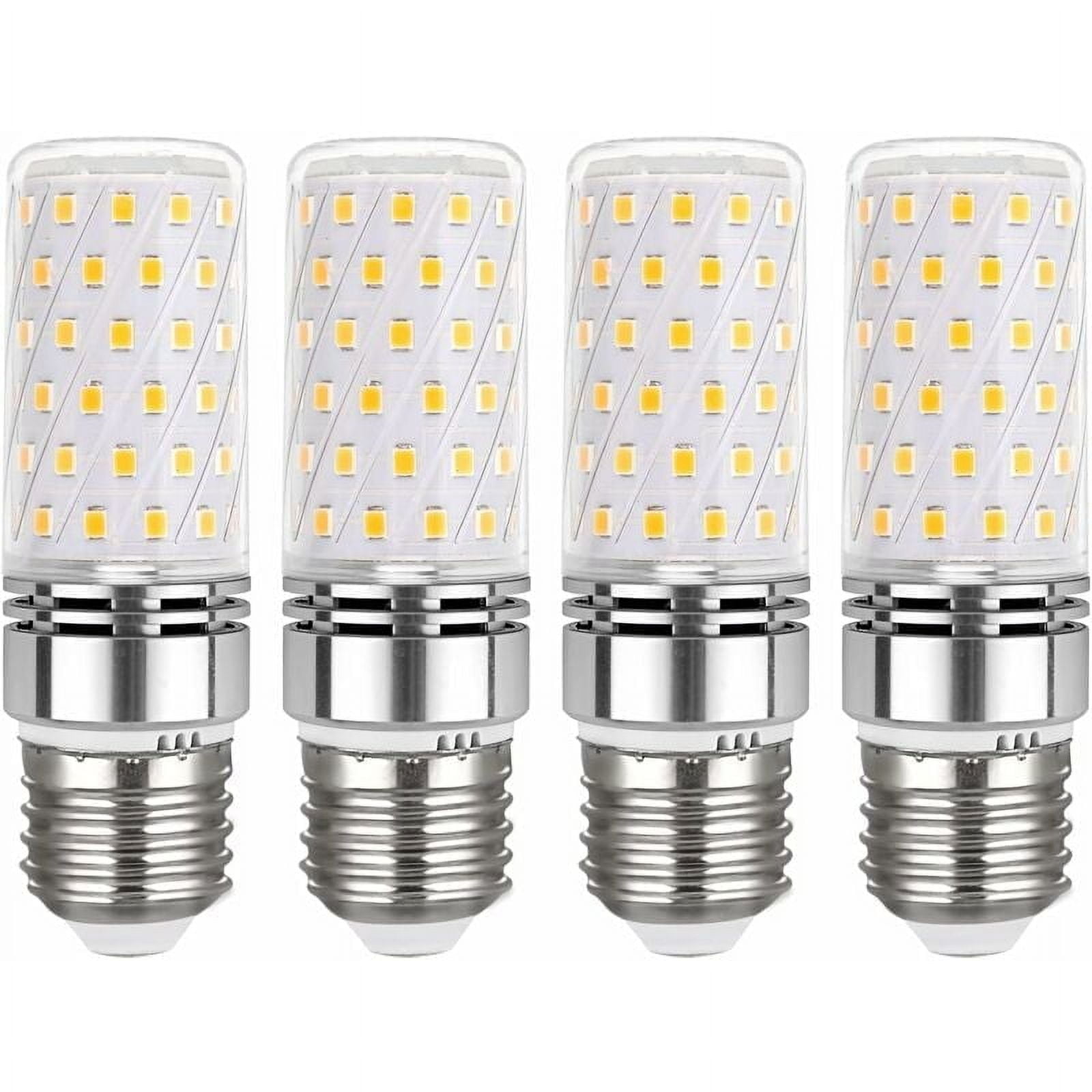 Cool White 6000K LED Light Bulbs, E27 Non-Dimmable Cylinder Shape 12W ...