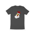 thumbnail image 1 of Cool White Chicken Rooster with Sunglasses Thumbs Up Animal T-Shirt Graphic Art Design Chicken Rooster Sunglasses Tees Tshirt, 1 of 10