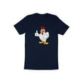 thumbnail image 1 of Cool White Chicken Rooster with Sunglasses Thumbs Up Animal T-Shirt Graphic Art Design Chicken Rooster Sunglasses Tees Tshirt, 1 of 10