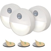 Cool White LED Night Light, Indoor Motion Sensor Light, Wireless Adhesive LED Light, Battery Operated, For LED Kitchen, Cabinets, Bathrooms, LED Staircase Motion Sensor Light