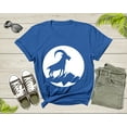 thumbnail image 1 of Cool Wild Goat Animal Horn Livestock Silhouette Capricorn T-Shirt Goat Lover Shirt Farm Animal Goat Gift Tshirt Farm Life Animal Lover Shirt, 1 of 8