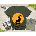thumbnail image 1 of Cool Wild Goat Animal Horn Sunset Silhouette Capricorn T-Shirt Goat Lover Shirt Farm Animal Goat Gift Tshirt Farm Life Animal Lover Shirt, 1 of 8