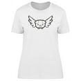 thumbnail image 1 of Cool Winged Pig Doodle T-Shirt Women -Image by Shutterstock, Female XX-Large, 1 of 2