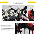 thumbnail image 1 of Cool Wolf Pack Jigsaw Puzzle, Paper Wood Composite Material Zigsaw with Storage Bag and Reference Picture Easy to Solve Family Game Creative Gift for Friends Parents Grandparents, 1000 Pieces, 1 of 6