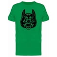 thumbnail image 1 of Cool Wolf Roaring Face Tee Men's -Image by Shutterstock, 1 of 1