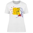 thumbnail image 1 of Cool Womans Portrait T-Shirt Women -Image by Shutterstock, Female 3X-Large, 1 of 2