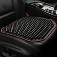 thumbnail image 1 of Cool Wood Bead Car Seat Cushion Breathable Summer Support Driving Comfort, 1 of 5