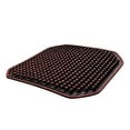 thumbnail image 1 of Cool Wood Bead Car Seat Cushion Breathable Support for Long Drives Summer Comfort, 1 of 6