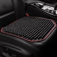 thumbnail image 1 of Cool Wood Bead Car Seat Cushion Summer Breathable Mesh Support Lumbar Comfort, 1 of 5