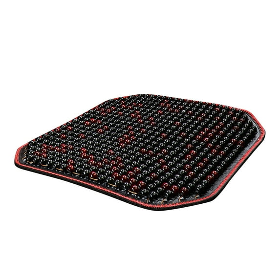 Cool Wood Bead Car Seat Cushion Summer Driving Comfort Breathable Support