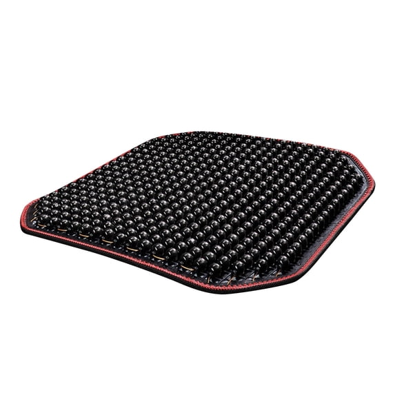 Cool Wood Bead Car Seat Cushion Summer Driving Comfort Breathable Support