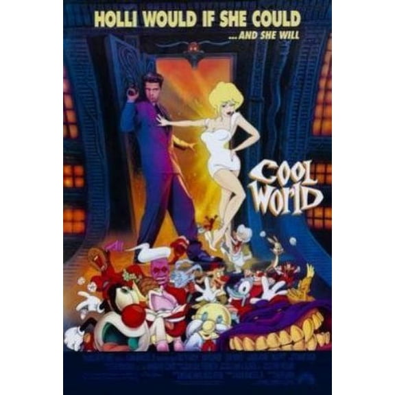 Cool World Movie poster Metal Print 12x16 Large Print on Metal 12x16 Square Adults Best Posters