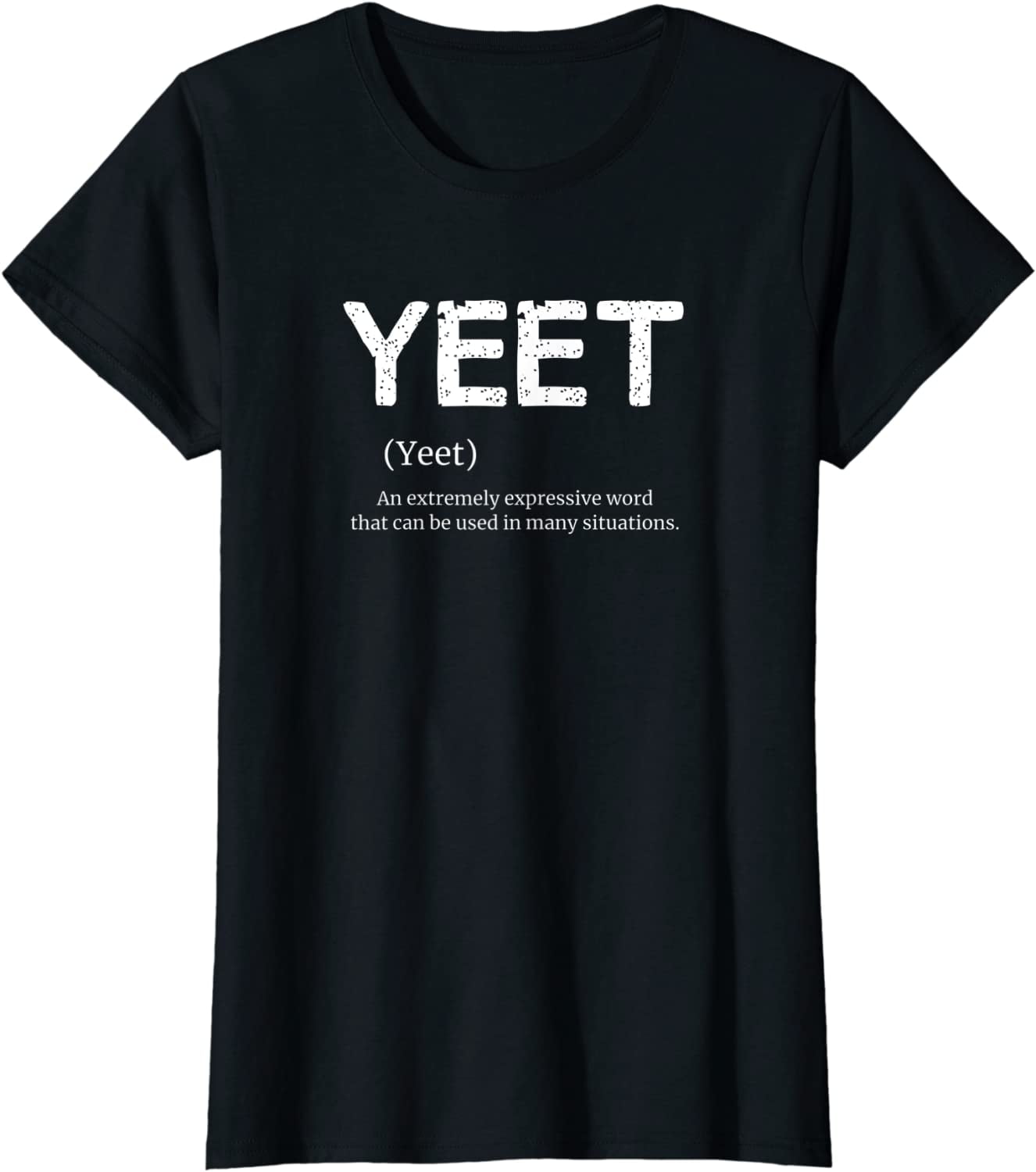 Cool Yeet Definition Meme Slang Girls TShirt Women Tops