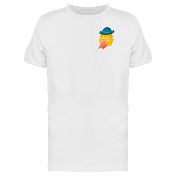 Cool Yellow Bird Doodle T-Shirt Men -Image by Shutterstock, Male Medium