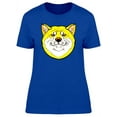 thumbnail image 1 of Cool Yellow Shiba Inu Dog T-Shirt Women -Image by Shutterstock, Female Medium, 1 of 2