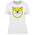 thumbnail image 1 of Cool Yellow Shiba Inu Dog T-Shirt Women -Image by Shutterstock, Female x-Large, 1 of 2