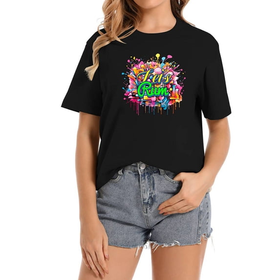 Cool and Casual: Women's American Flag Printed Tee