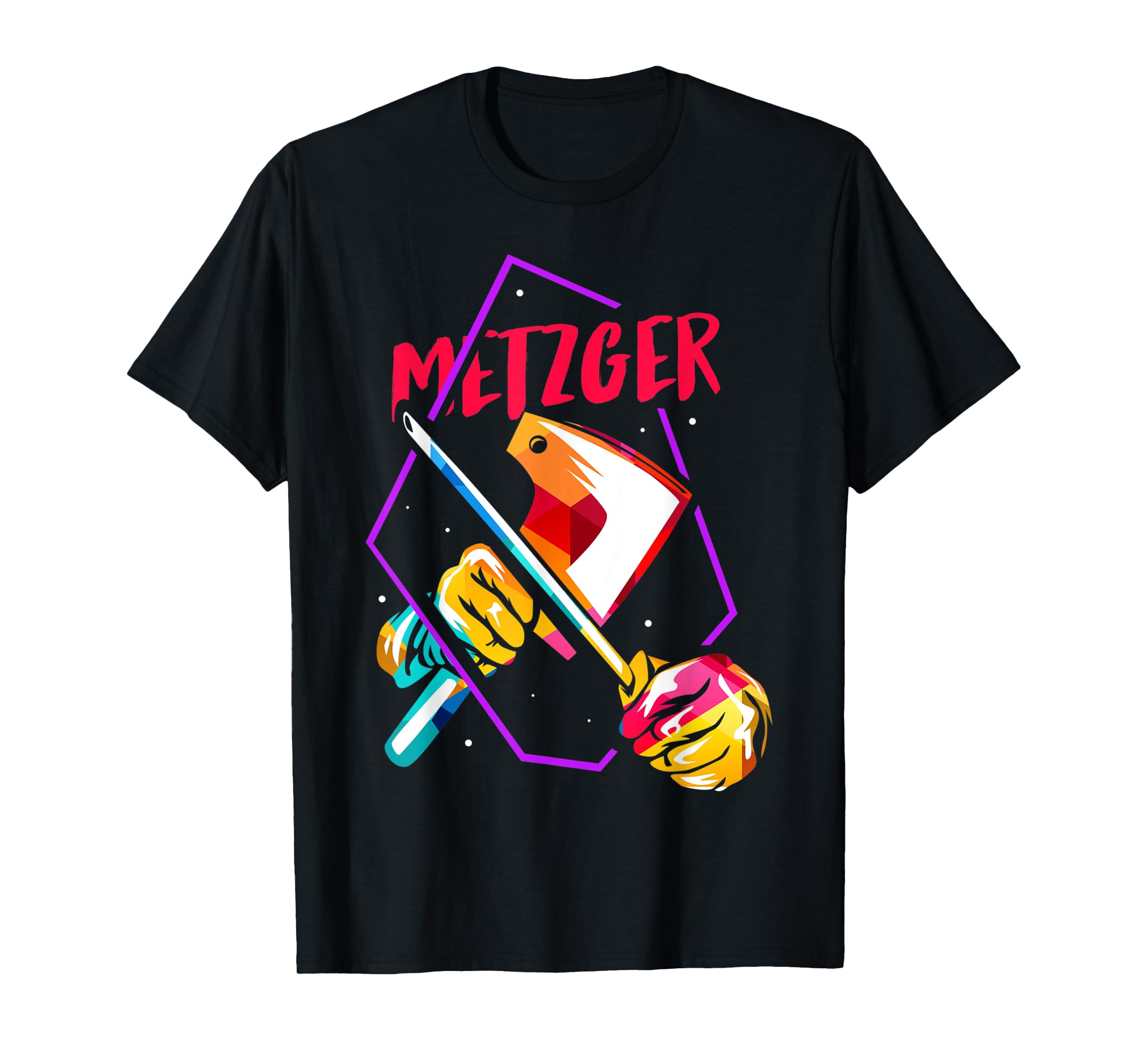Cool butcher meat polygon TShirt