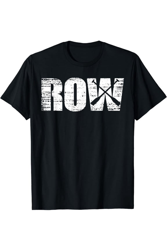 Cool distressed rowing t-shirt for rowers