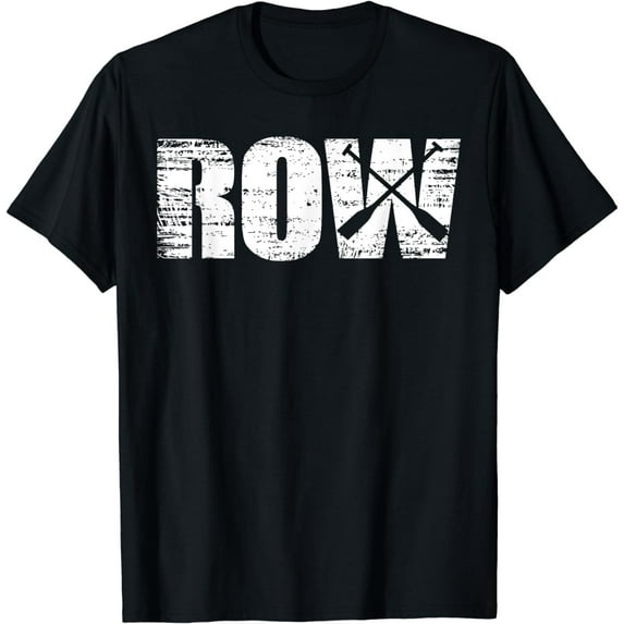 Cool distressed rowing t-shirt for rowers