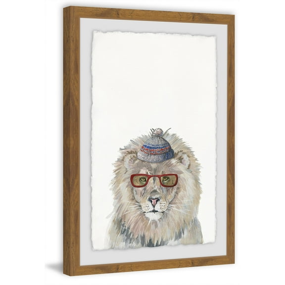 Cool for the Lion Framed Painting Print
